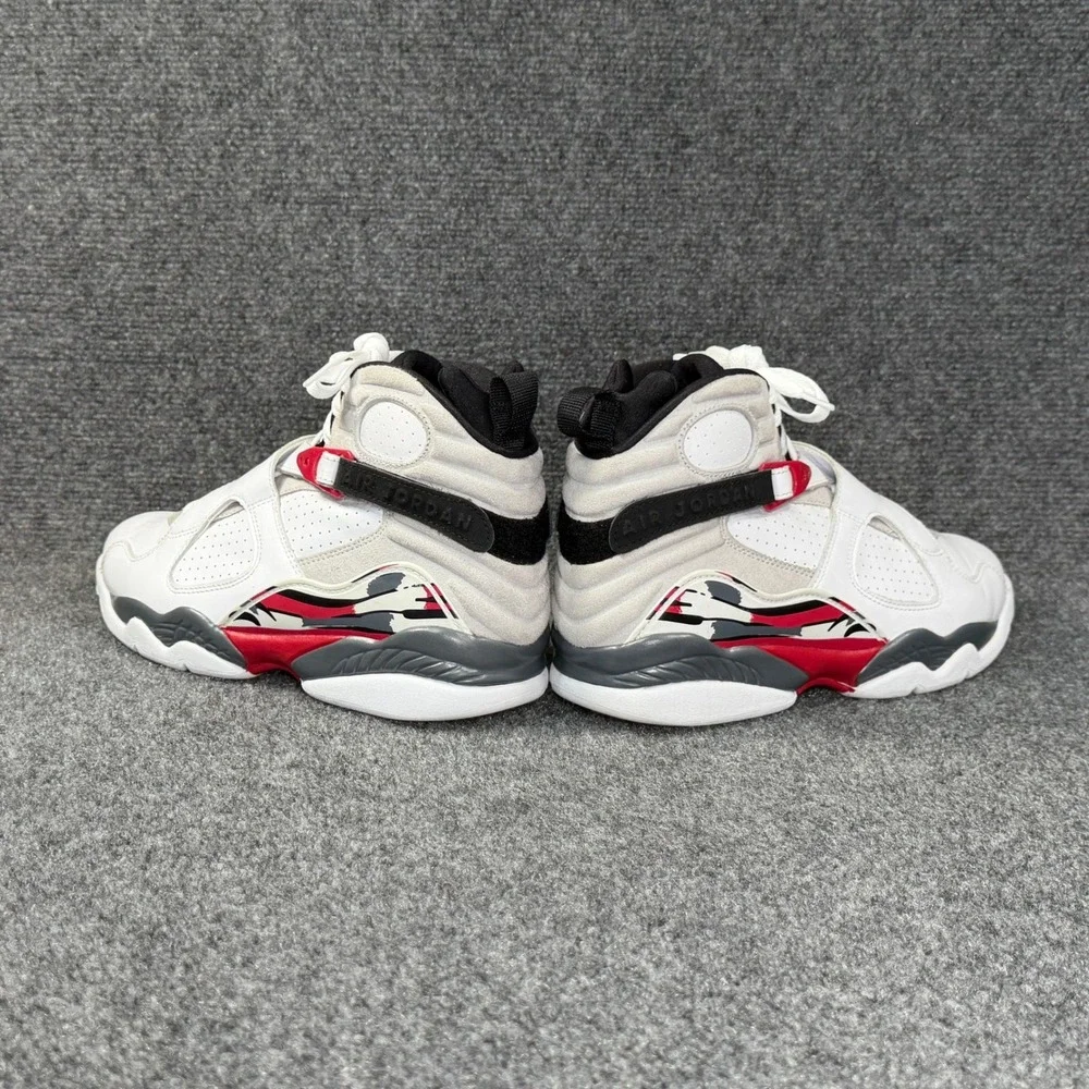 Jordan 8 Retro Shoes Men's 8‎ Bugs Bunny White Grey Red Athletic Sneakers